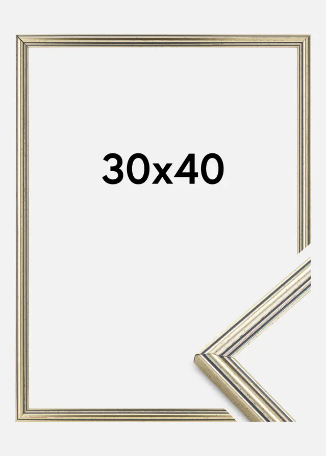 Marco Classic Plateado 30x40 cm