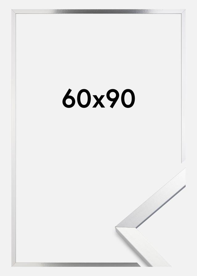Marco Trendy Vidrio acrílico Plata 60x90 cm