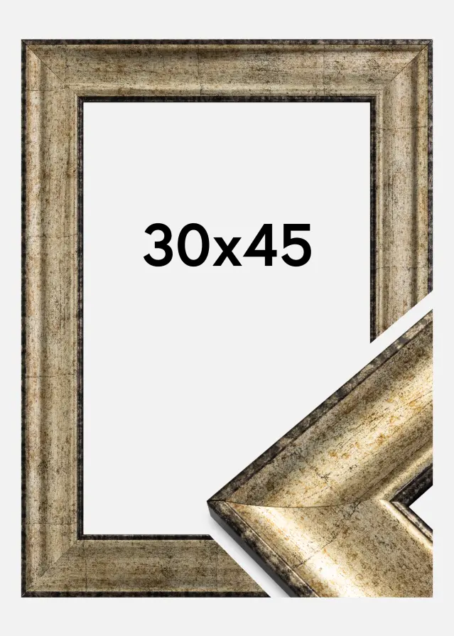 Marco Saltsjöbaden Vidrio acrílico Oro antiguo 30x45 cm