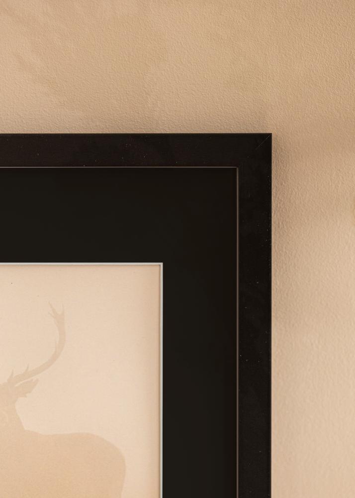 Marco Black Wood 50x60 cm - Paspartú Negro 40x50 cm