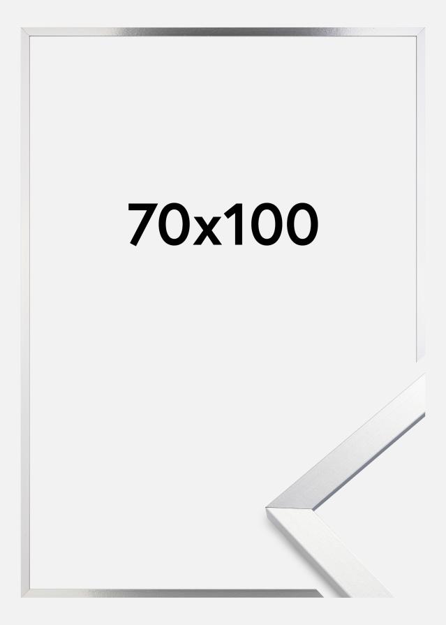Marco Trendy Vidrio acrílico Plata 70x100 cm