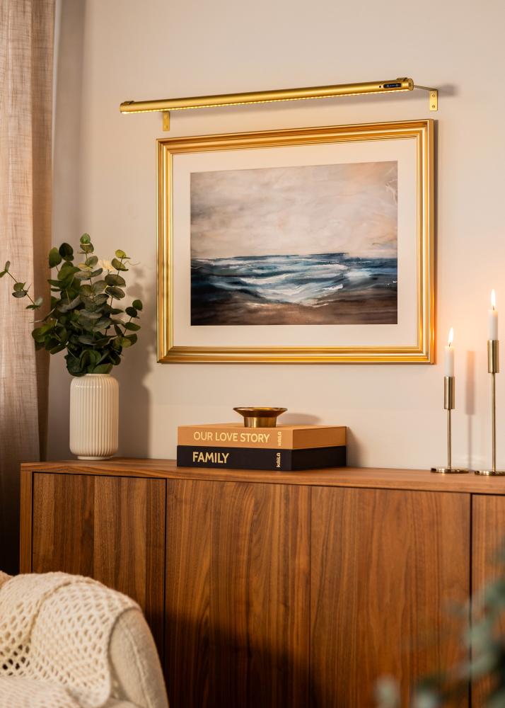 KAILA Brilliance Lámpara de Cuadros a Pilas 80 cm - Oro