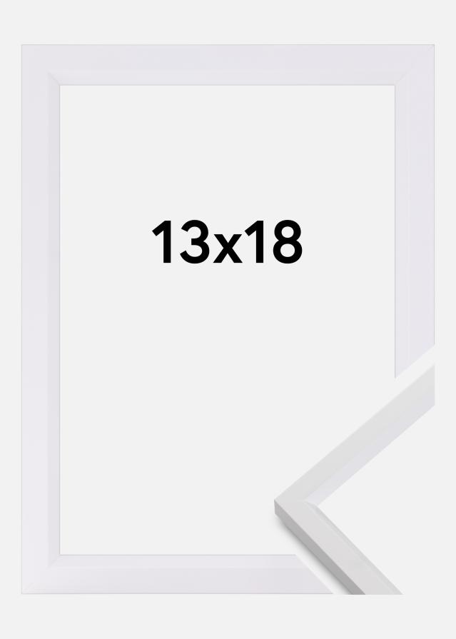 Marco Steel Style Blanco 13x18 cm