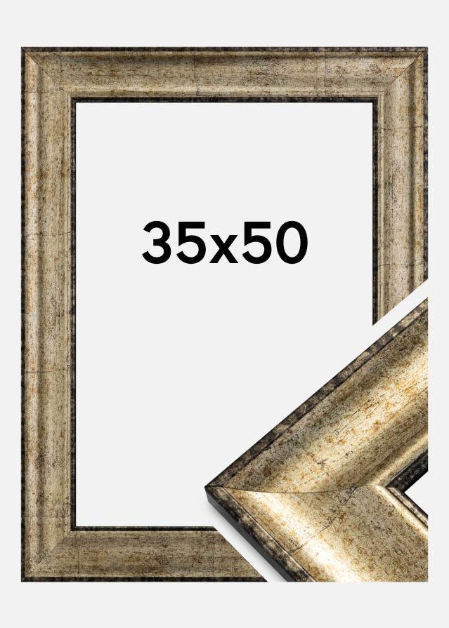 Marco Saltsjöbaden Vidrio acrílico Oro antiguo 35x50 cm