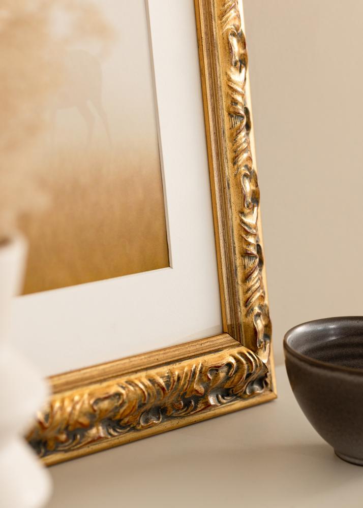 Marco Odin Dorado/Rojo - Tamaño a escoger