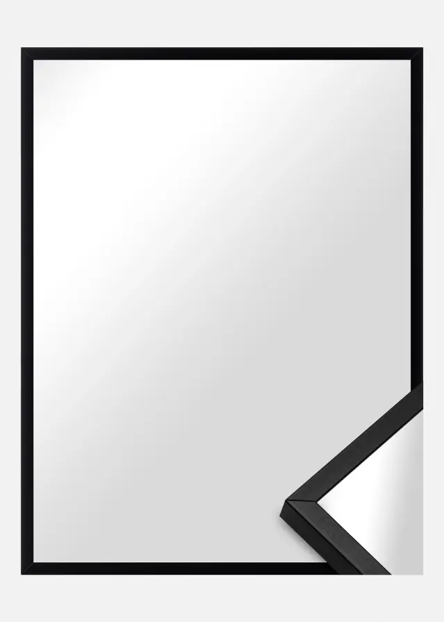 Espejo Helsingfors Negro - Tamaño personalizable