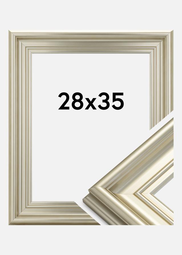 Marco Mora Premium Plateado 28x35 cm