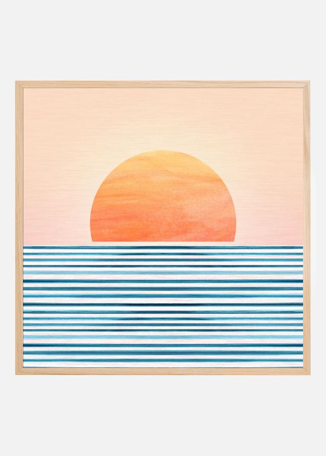 Minimalist Sunset Póster