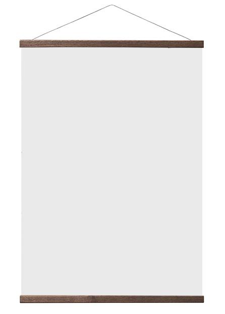 Colgador para pósters ChiCura Fresno oscuro - 43 cm