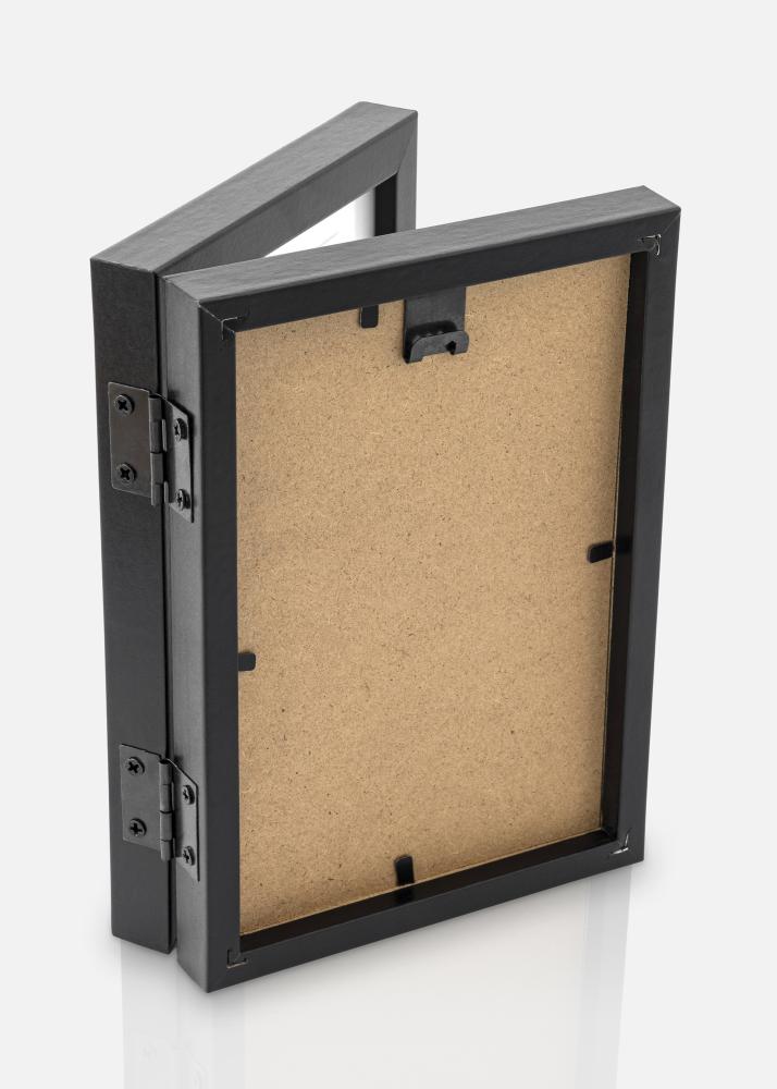 Marco plegable Negro 10x15 cm