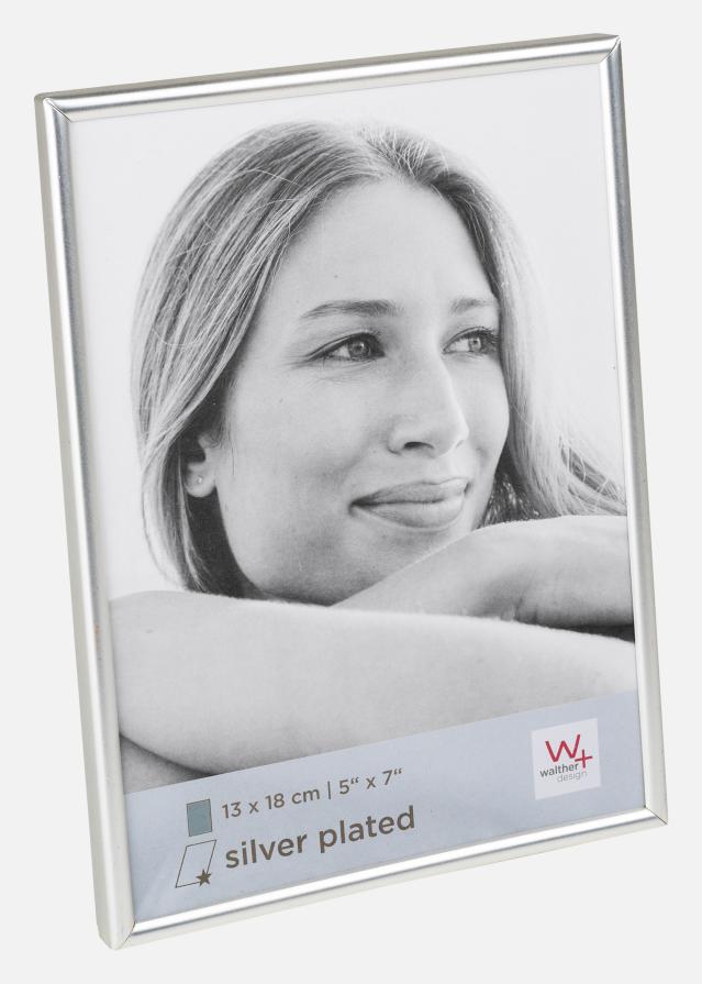 Marco Chloe Mate Plateado 13x18 cm