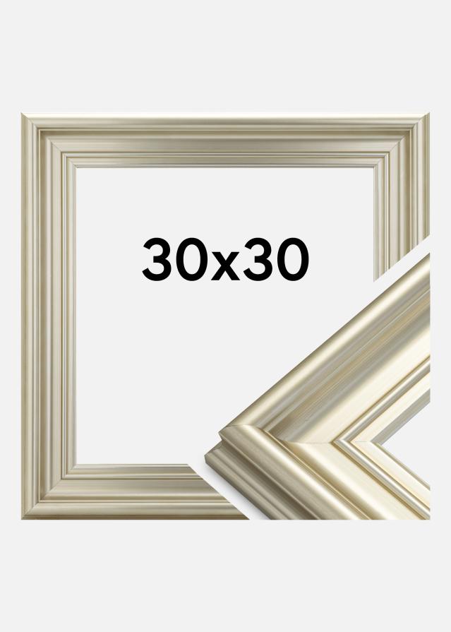 Marco Mora Premium Plateado 30x30 cm