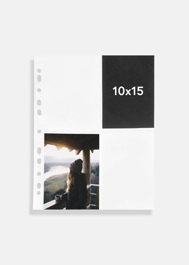 Fundas para fotos 10x15 cm vertical - 10 piezas Blancas