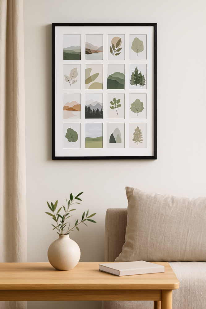 Black Wood - 16 Fotos collage