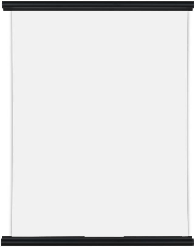 Colgador para pósters Aluminio Negro - 100 cm