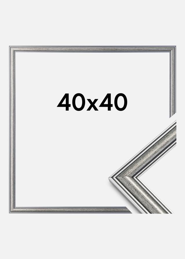 Marco Frigg Plateado 40x40 cm