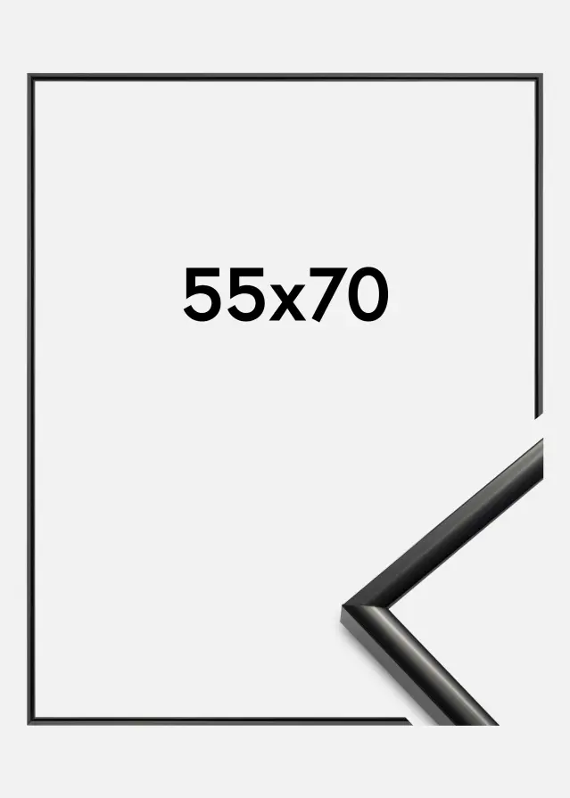 Marco New Lifestyle Vidrio acrílico Negro 55x70 cm