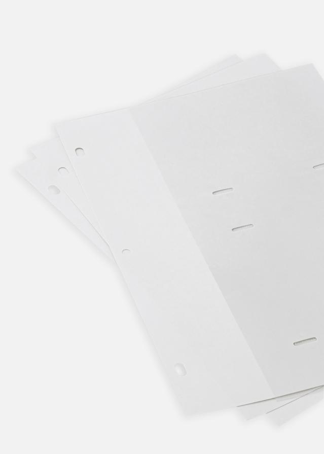 Fundas para fotos 10x15 cm horizontal - 10 piezas Blancas