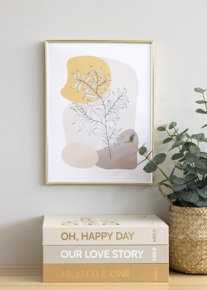 Marco Hipster Vidrio acrílico Guld-Silver 60x80 cm