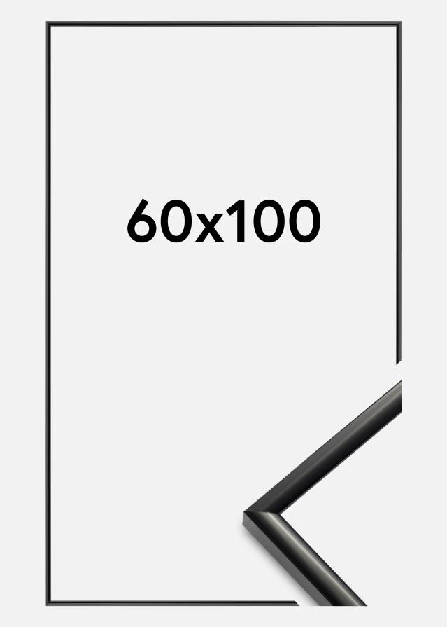 Marco New Lifestyle Vidrio acrílico Negro 60x100 cm