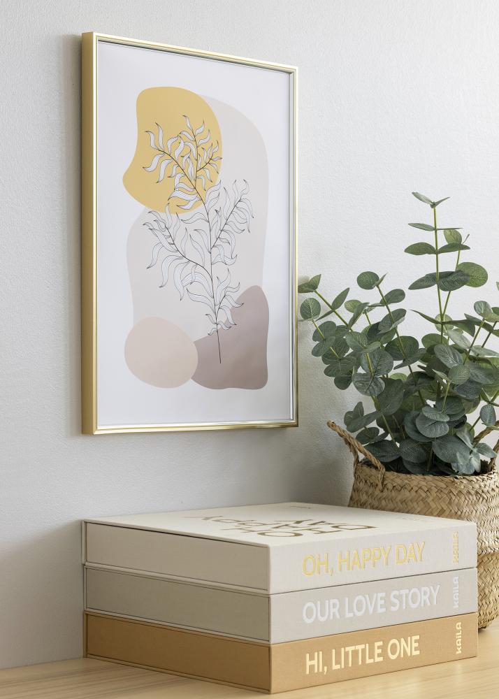 Marco Hipster Vidrio acrílico Guld-Silver 60x80 cm