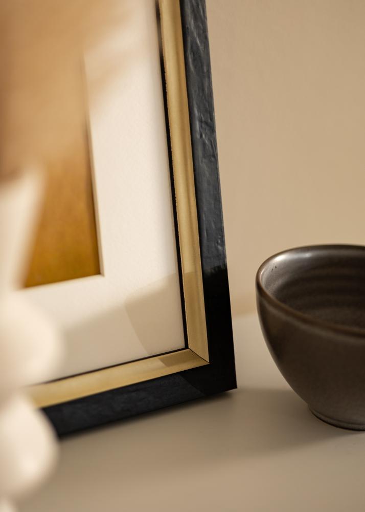 Marco Leonie Negro - Tamaño personalizable