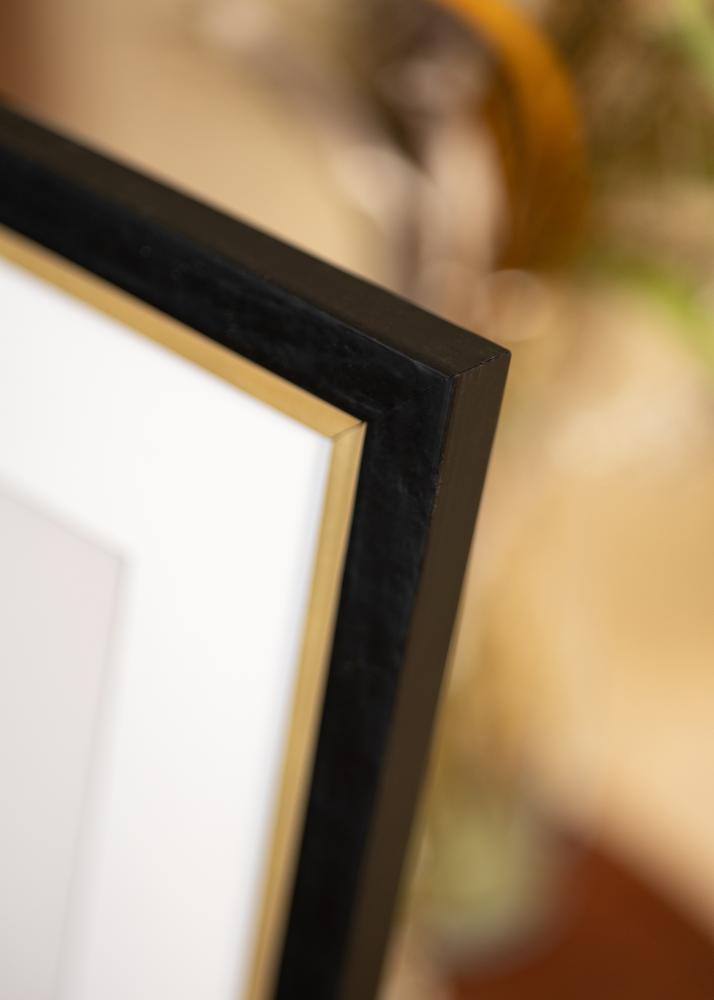 Marco Leonie Negro - Tamaño personalizable