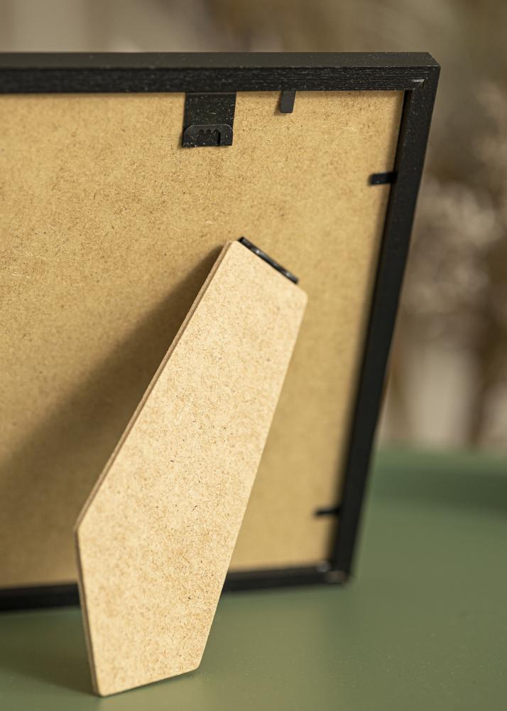 Marco Kaspar Negro 15x20 cm - Paspartú Blanco 11x15 cm