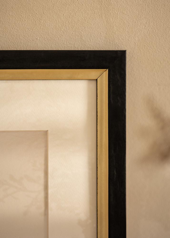 Marco Leonie Negro - Tamaño personalizable