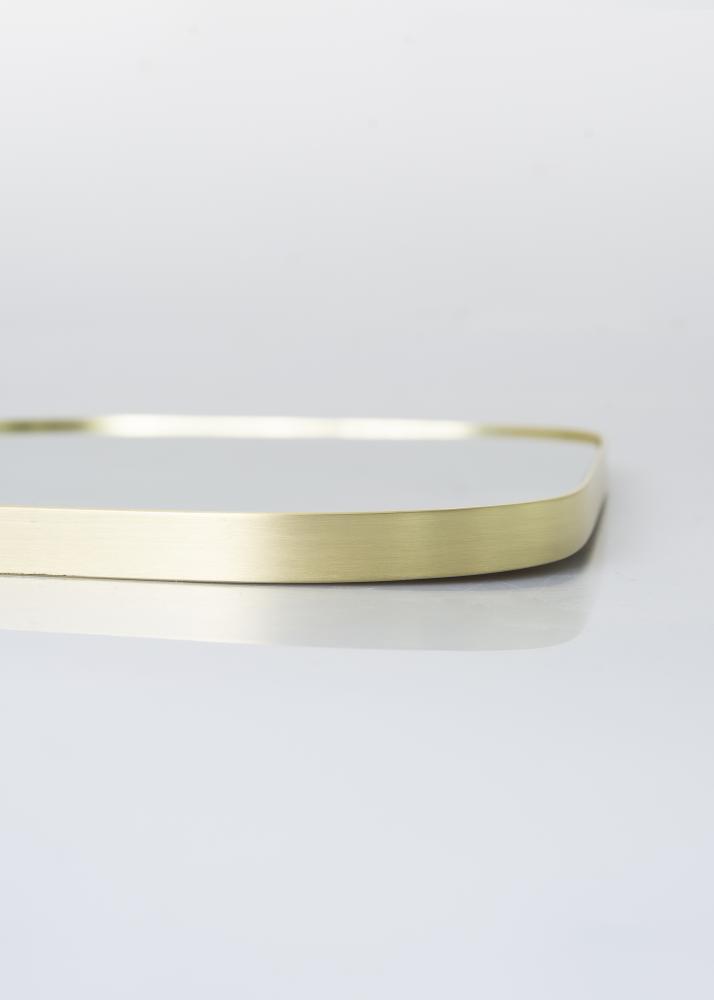 Espejo Trapezium Latón 42x48 cm