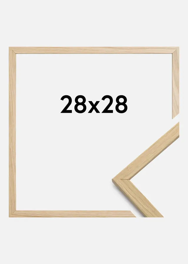 Marco Edsbyn Vidrio acrílico Roble 28x28 cm