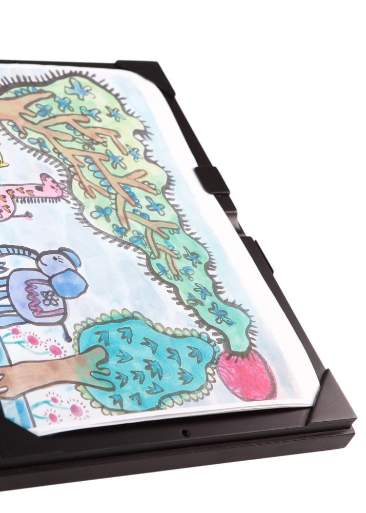 Marco para dibujos Little Davinci Negro A3