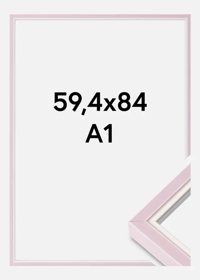Marco Diana Vidrio acrílico Rosa 59,4x84,1 cm (A1)