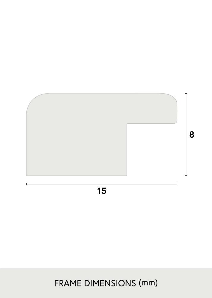 Marco Liv Vidrio acrílico Madera 13x18 cm