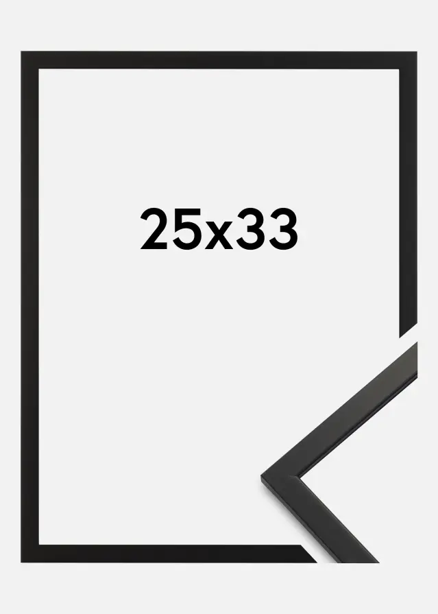 Marco Edsbyn Vidrio acrílico Negro 25x33 cm