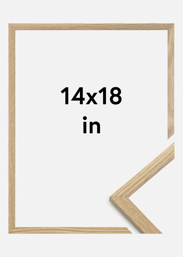 Marco Trendy Vidrio acrílico Roble 14x18 inches (35,56x45,72 cm)