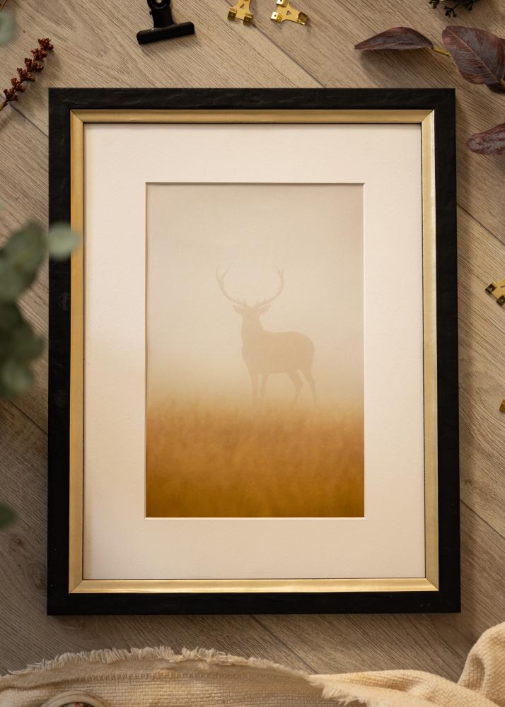 Marco Leonie Negro - Tamaño personalizable