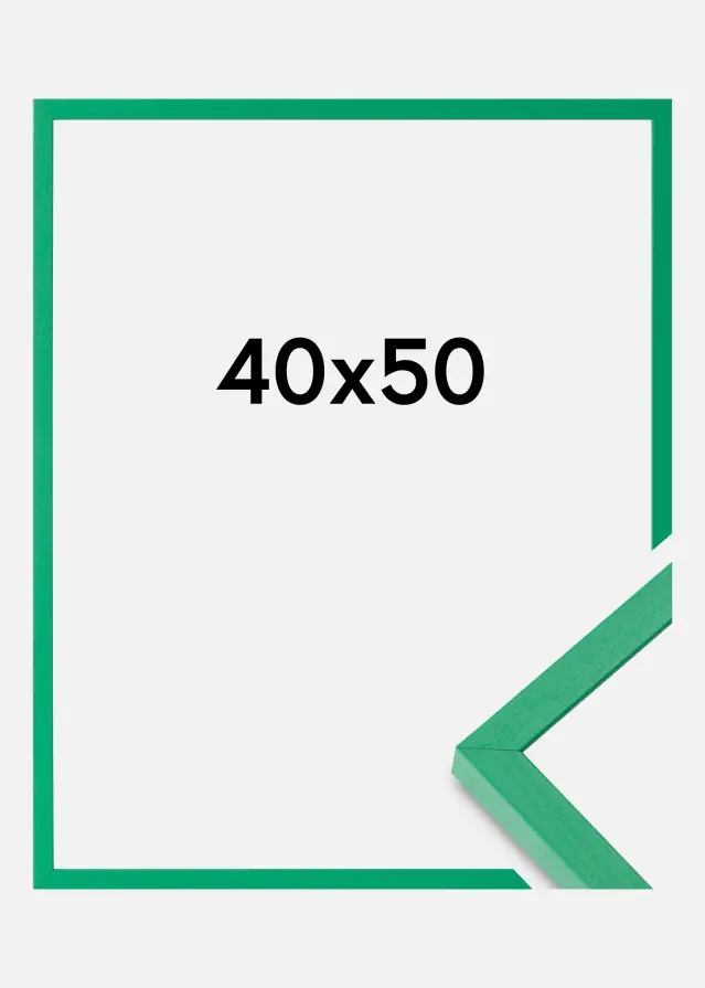 Colorful Vidrio acrílico Verde 40x50 cm