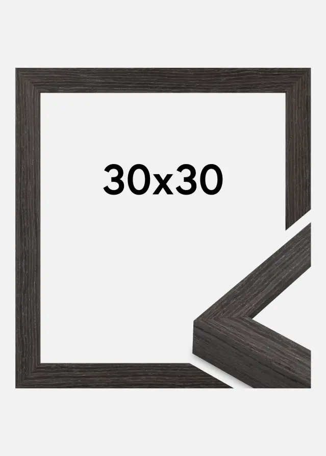 Marco Cotswold Vidrio acrílico Gris 30x30 cm