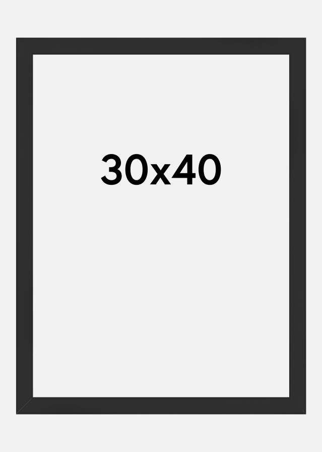 Marco Liv Vidrio acrílico Negro 30x40 cm