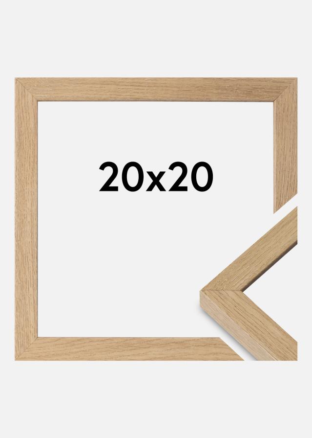 Marco Hermes Vidrio acrílico Natural Oak 20x20 cm