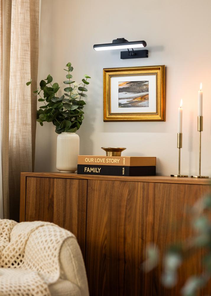 KAILA Lámpara para Cuadros a Pilas 32 cm - Negra