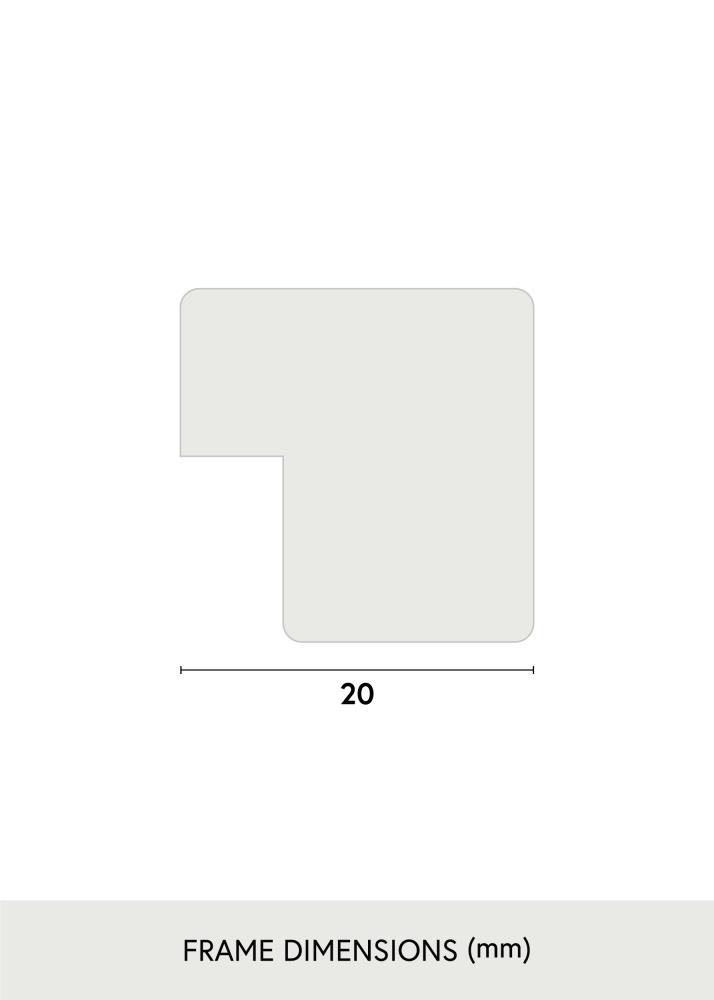 Espejo Solid Oak 48x133 cm