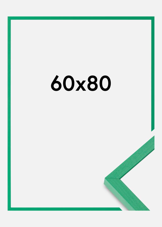 Colorful Vidrio acrílico Verde 60x80 cm