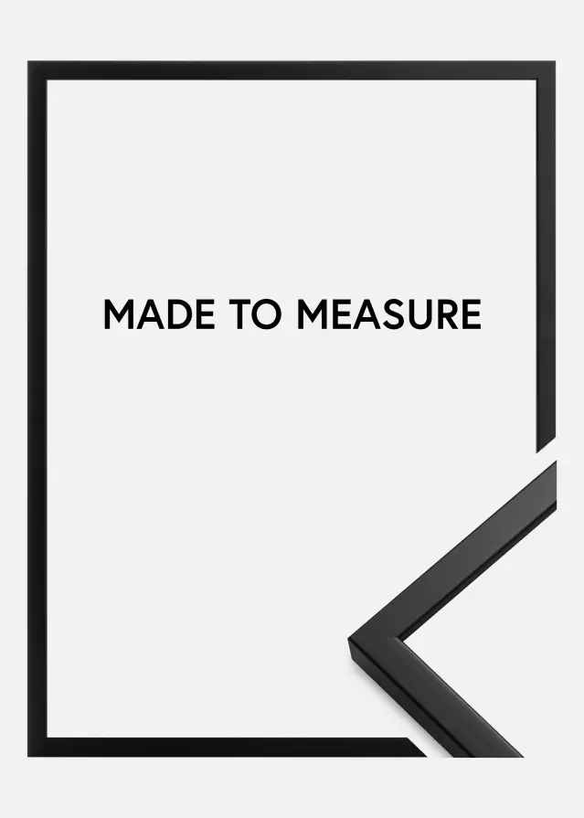 Marco Oslo Negro - Tamaño personalizable