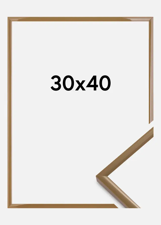 Marco New Lifestyle Vidrio acrílico Earth Brown 30x40 cm