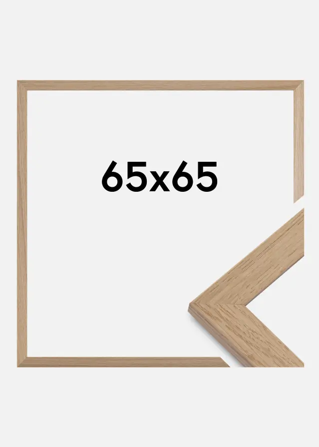 Marco Trendline Vidrio acrílico Roble 65x65 cm