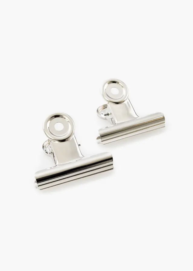 KAILA Póster Clip Plateado 50 mm - 2-p