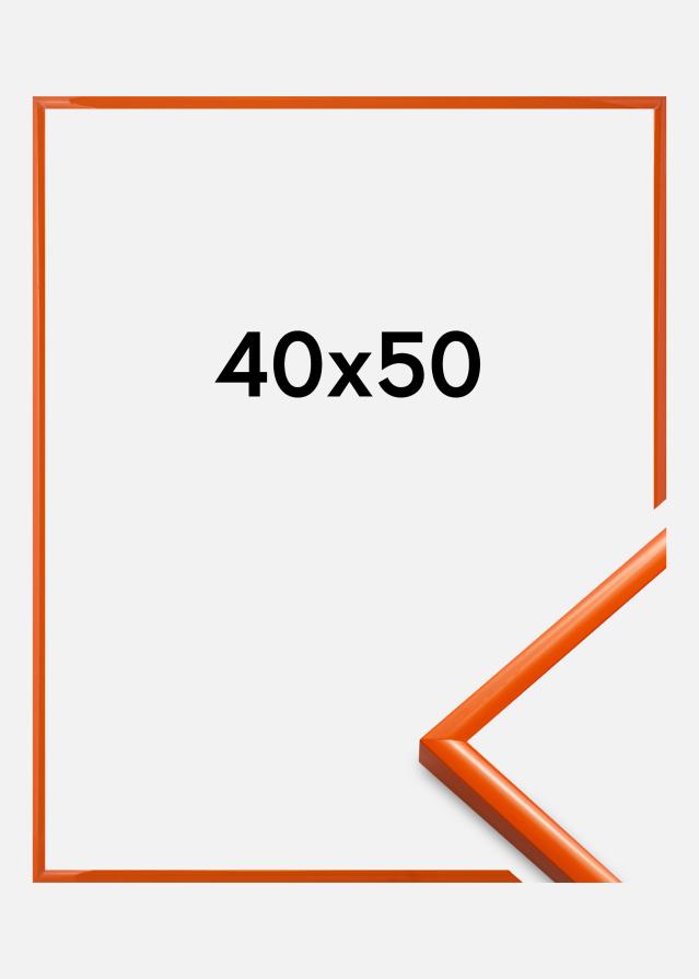 Marco New Lifestyle Vidrio acrílico Naranja 40x50 cm