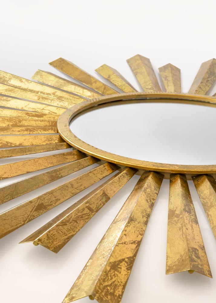 Espejo Selin Dorado 81 cm Ø